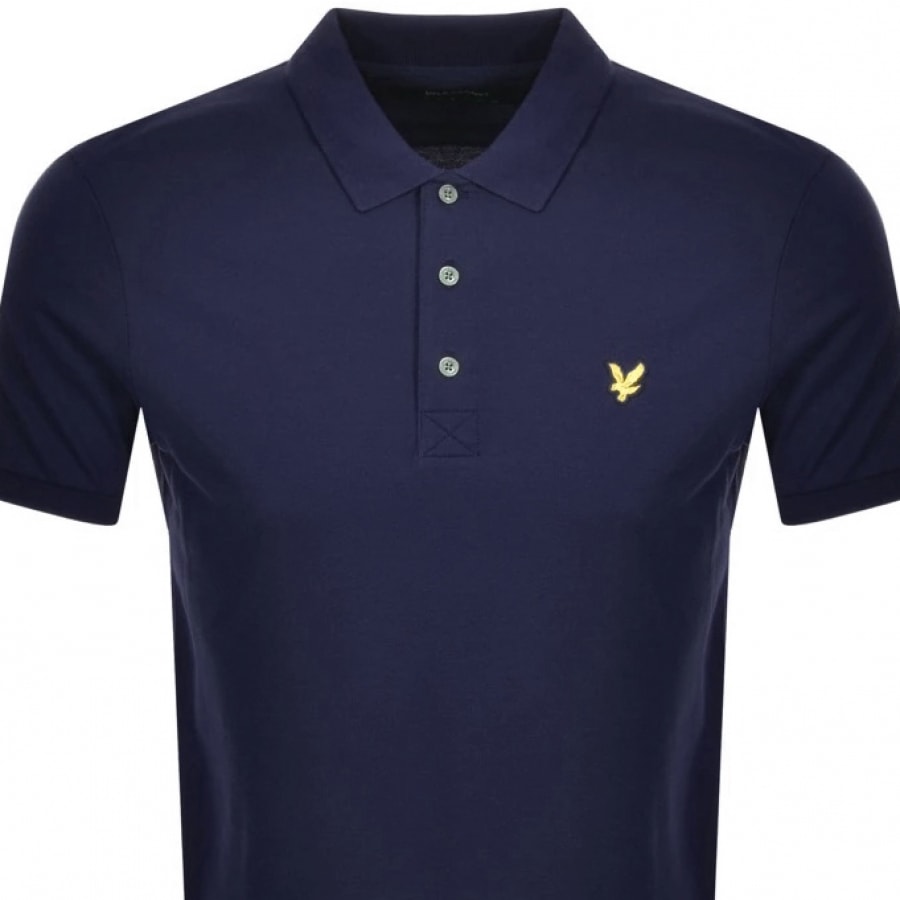 Alternative Image for ProductLyle And Scott Short Sleeved Polo T Shirt Navy2